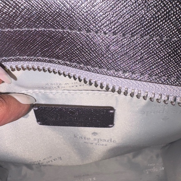 Kate Spade Cameron Street Small Hayden Metallic Wisteria Purple Crossbody - Picture 15 of 15